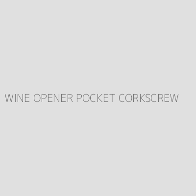 Product WINE OPENER POCKET CORKSCREW