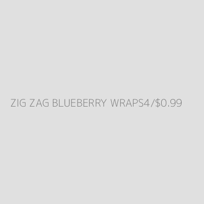 Product ZIG ZAG BLUEBERRY WRAPS4/$0.99