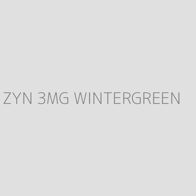 Product ZYN 3MG WINTERGREEN