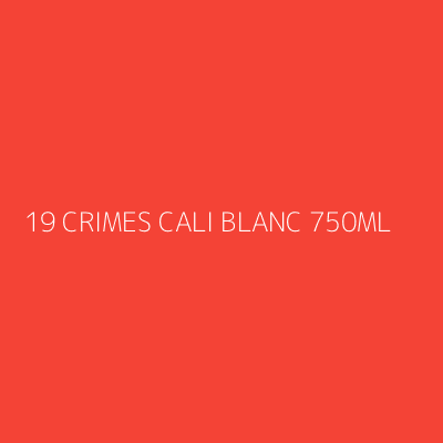 Product 19 CRIMES CALI BLANC 750ML