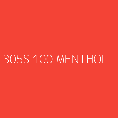 Product 305S 100 MENTHOL