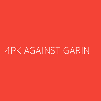 Product 4PK AGAINST GARIN