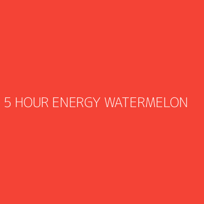 Product 5 HOUR ENERGY WATERMELON