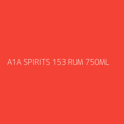 Product A1A SPIRITS 153 RUM 750ML