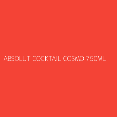 Product ABSOLUT COCKTAIL COSMO 750ML