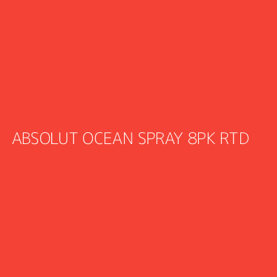 Product ABSOLUT OCEAN SPRAY 8PK RTD