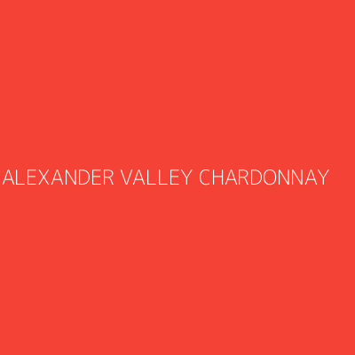 Product ALEXANDER VALLEY CHARDONNAY