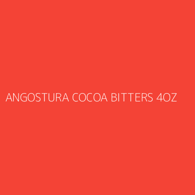 Product ANGOSTURA COCOA BITTERS 4OZ