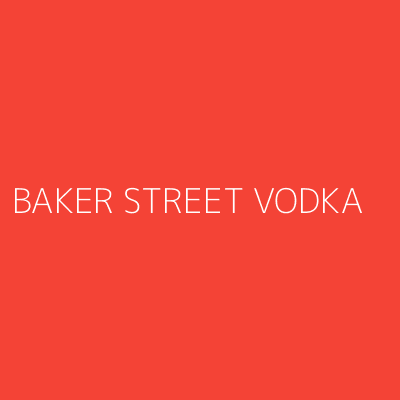 Product BAKER STREET VODKA