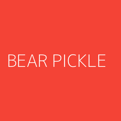 Product BEAR PICKLE