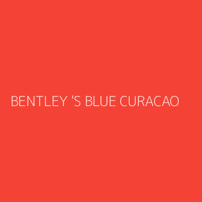 Product BENTLEY 'S BLUE CURACAO