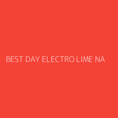 Product BEST DAY ELECTRO LIME NA