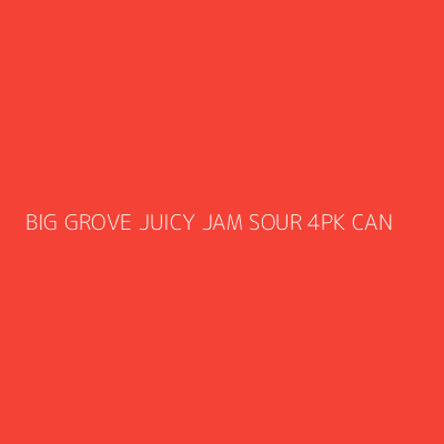 Product BIG GROVE JUICY JAM SOUR 4PK CAN