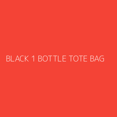 Product BLACK 1 BOTTLE TOTE BAG