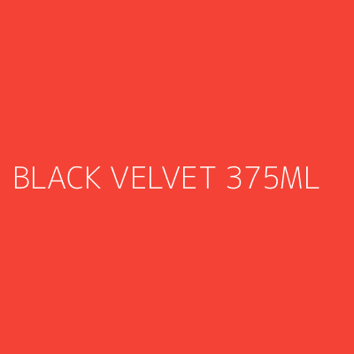 Product BLACK VELVET 375ML