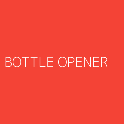 Product BOTTLE OPENER 