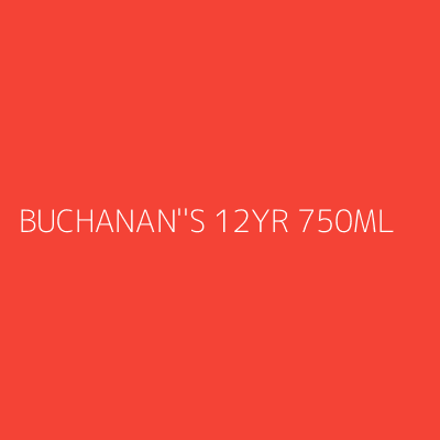 Product BUCHANAN''S 12YR 750ML