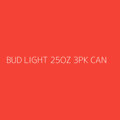 Product BUD LIGHT 25OZ 3PK CAN