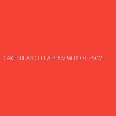 Product CAKEBREAD CELLARS NV MERLOT 750ML