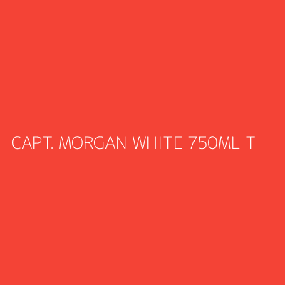 Product CAPT. MORGAN WHITE 750ML T