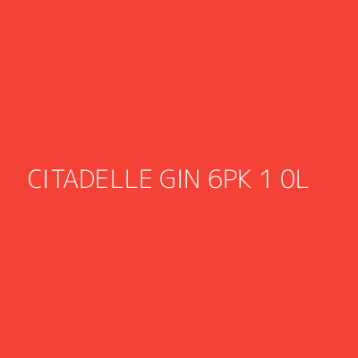 Product CITADELLE GIN 6PK 1 0L