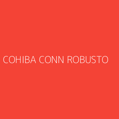 Product COHIBA CONN ROBUSTO