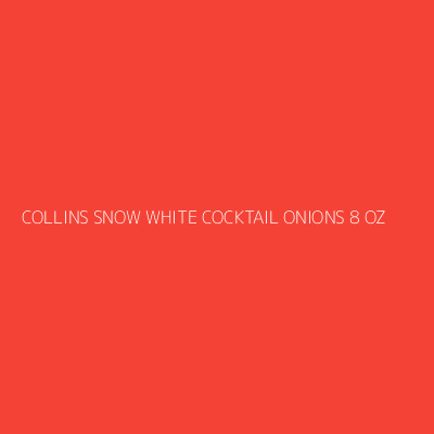 Product COLLINS SNOW WHITE COCKTAIL ONIONS 8 OZ