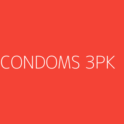 Product CONDOMS 3PK