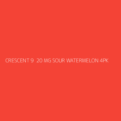 Product CRESCENT 9  20 MG SOUR WATERMELON 4PK