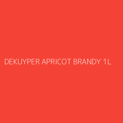 Product DEKUYPER APRICOT BRANDY 1L
