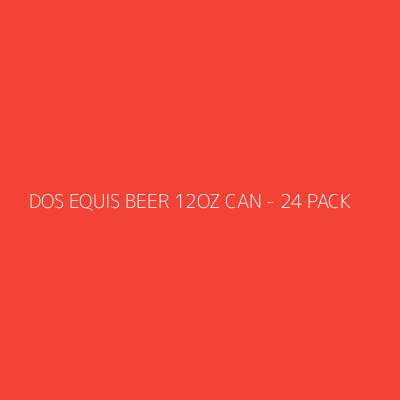 Product DOS EQUIS BEER 12OZ CAN - 24 PACK