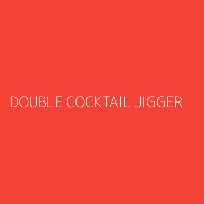 Product DOUBLE COCKTAIL JIGGER
