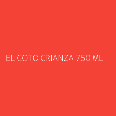 Product EL COTO CRIANZA 750 ML