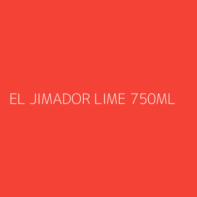 Product EL JIMADOR LIME 750ML