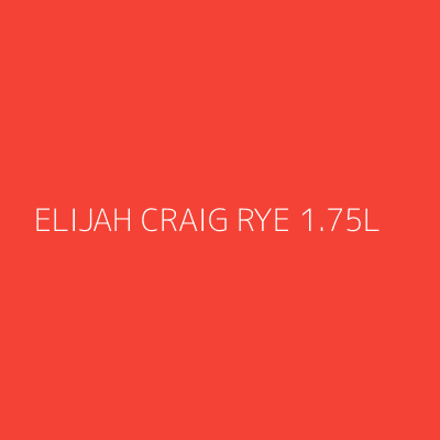 Product ELIJAH CRAIG RYE 1.75L