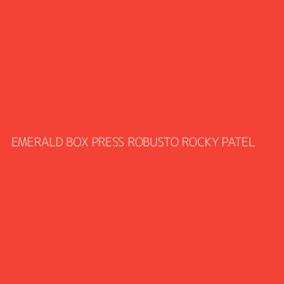 Product EMERALD BOX PRESS ROBUSTO ROCKY PATEL