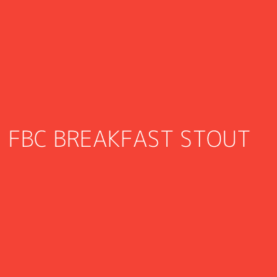 Product FBC BREAKFAST STOUT