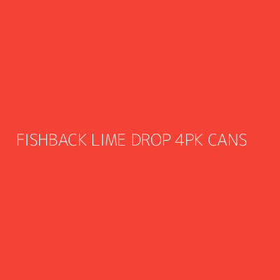 Product FISHBACK LIME DROP 4PK CANS