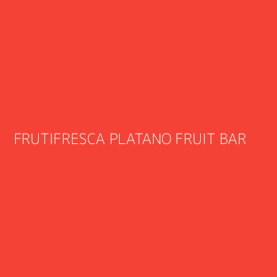 Product FRUTIFRESCA PLATANO FRUIT BAR