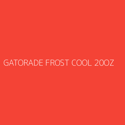 Product GATORADE FROST COOL 20OZ