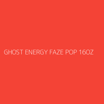 Product GHOST ENERGY FAZE POP 16OZ