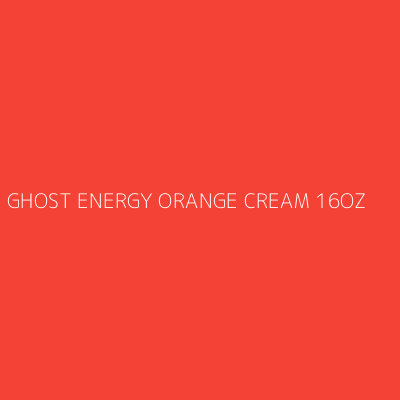 Product GHOST ENERGY ORANGE CREAM 16OZ