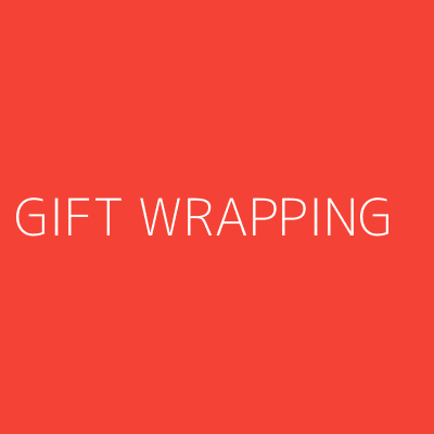 Product GIFT WRAPPING