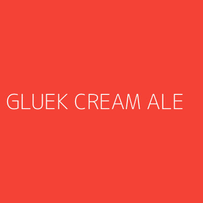 Product GLUEK CREAM ALE