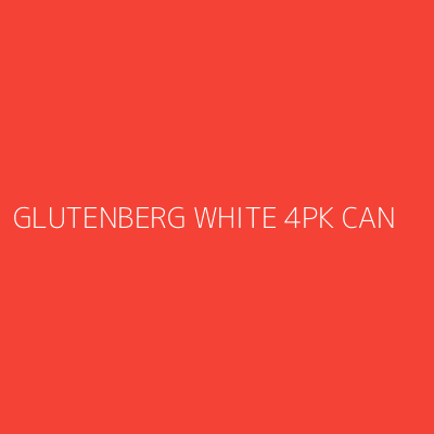 Product GLUTENBERG WHITE 4PK CAN