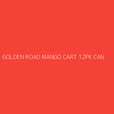 Product GOLDEN ROAD MANGO CART 12PK CAN