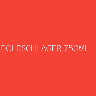 Product GOLDSCHLAGER 750ML