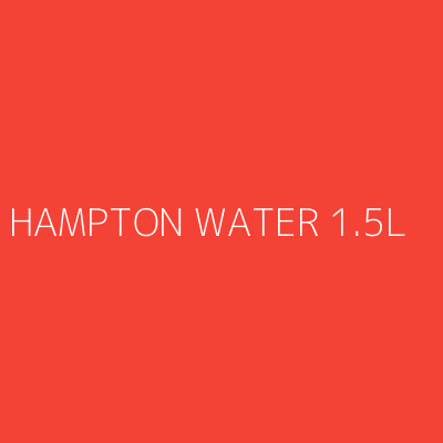 Product HAMPTON WATER 1.5L