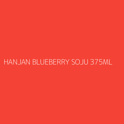 Product HANJAN BLUEBERRY SOJU 375ML