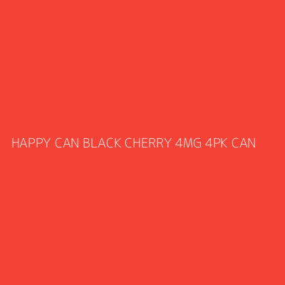 Product HAPPY CAN BLACK CHERRY 4MG 4PK CAN